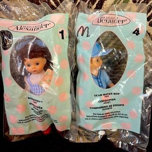 2007 Madame Alexander dolls. Still in packaging.